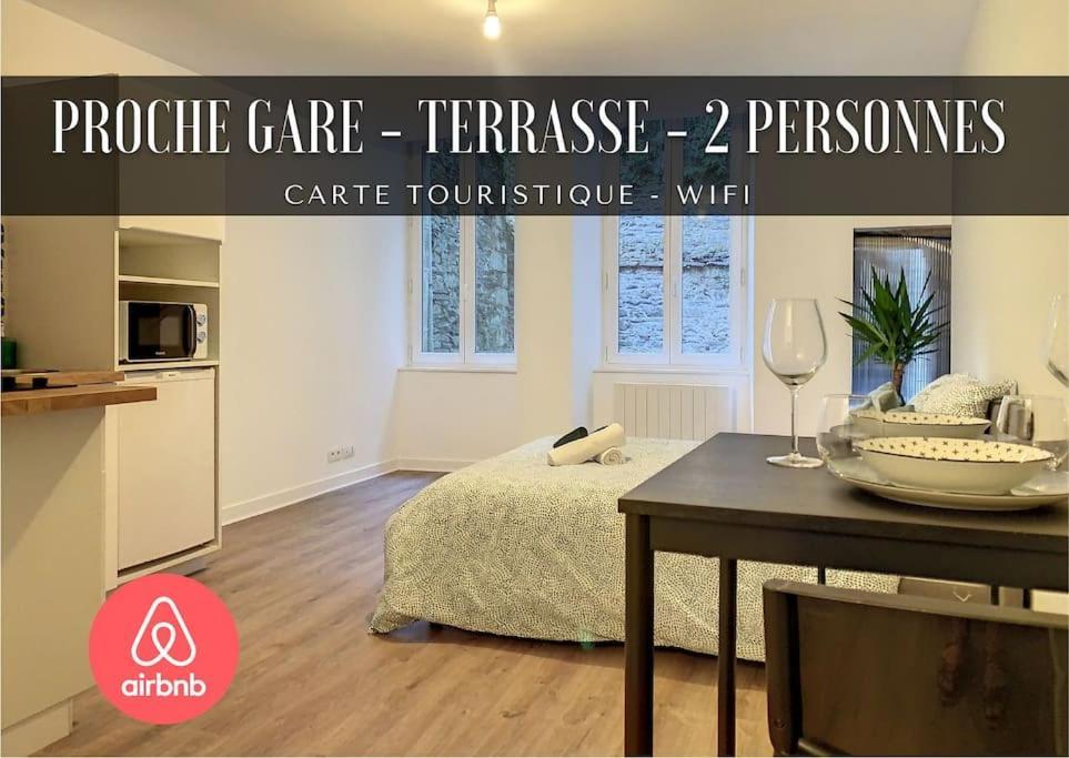 Апартаменти Gambetta - Studio - Terrasse - Proche Gare Морле Екстер'єр фото